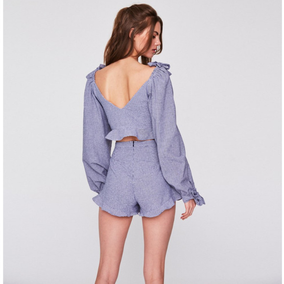 [SOLD]  Stone Cold Fox “Kini Crop” top blouse - Picture 5 of 7